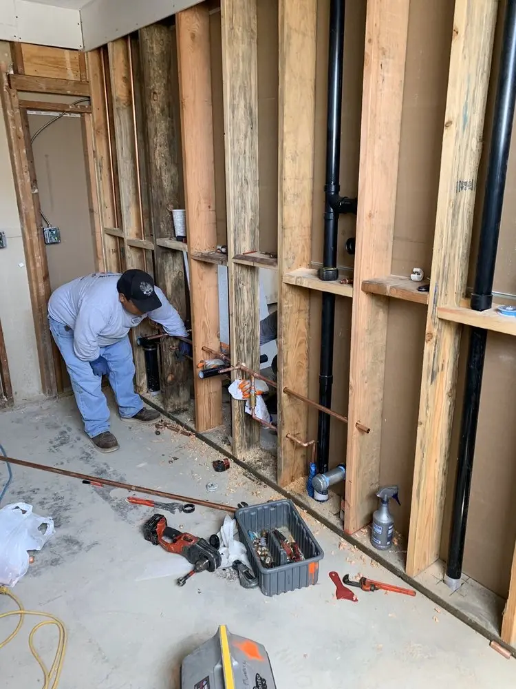 Commercial rough-in plumbing for Water Heater Replacement in Englewood